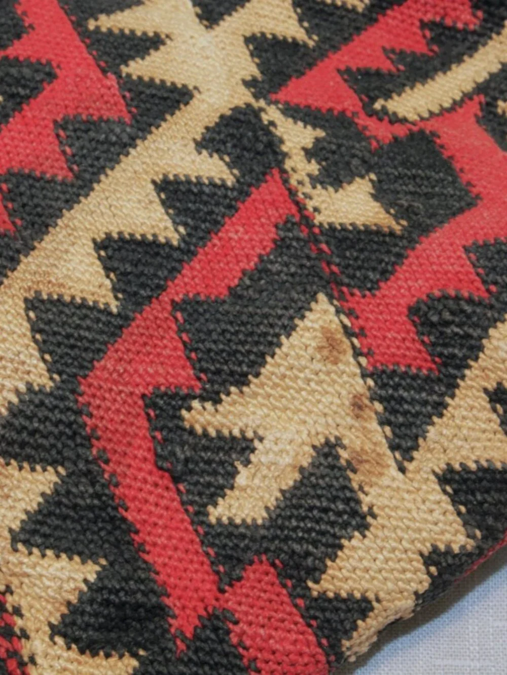 Antique Chacara Kra Ngäbe-Bugl Hand Woven Natural Fibers Small Bag Panama